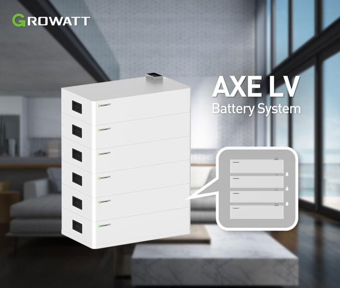 Growatt dévoile le système de batterie AXE LV pour renforcer le stockage de l'énergie solaire hors r
